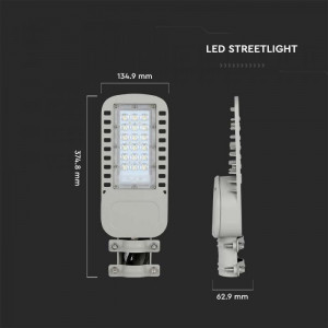 Lampa stradala 30W V-TAC, Samsung LED, 4050 lm, lumina rece(6500K), IP65 [5]- savelectro.ro