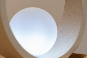 Lampa STRING TL1, ciment, sticla, alb, 1 bec, dulie G9, 108006, Klausen [3]- savelectro.ro