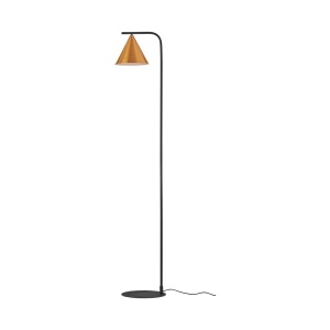 Lampadar BR-BV05-00068, cu intrerupator, 1xE27, auriu+negru, IP20, Braytron [3]- savelectro.ro