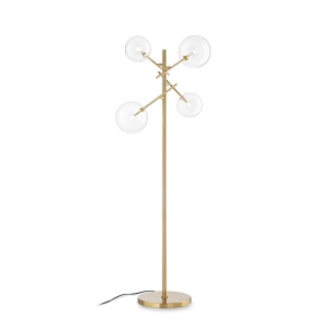 Lampadare, Lampadar Equinoxe 4xG4, auriu, Ideal Lux - savelectro.ro