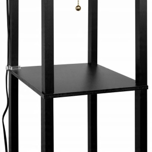 Lampadar Ganto E27, 158cm, 3 rafturi negre, Masterled [4]- savelectro.ro