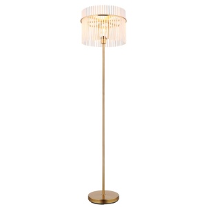 Lampadar Gorley, 1xE27, IP20, auriu mat/opal transparent, Globo Lighting
