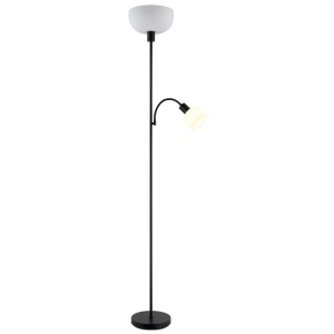Lampadar Hinton 1xE27 + 1xE14, cu lampa de citit, IP20, negru mat, Globo Lighting [3]- savelectro.ro