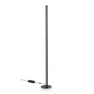 Lampadare, Lampadar LED Dorica 50W, 6000lm, lumina calda (3000 K), dimabil, negru, Ideal Lux - savelectro.ro