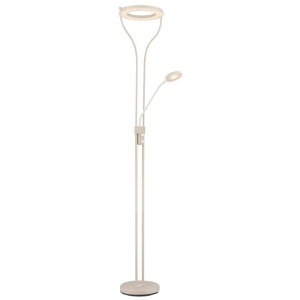 Lampadar LED Ebro, 24W, 2100 lm, lumina calda (3000 K), dimabil, nisipiu+alb, Globo Lighting [5]- savelectro.ro