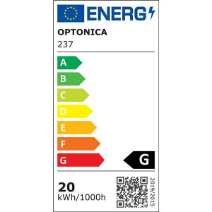 Lampadar LED RGB 237-OP, dimabil, cu telecomanda, 20W, 500lm, lumina calda, neutra, rece, negru, IP20, Optonica [2]- savelectro.ro