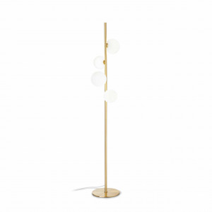 Corpuri de Iluminat Interior, Lampdar Perlage 277967, cu intrerupator, 4xG9, alb+auriu, IP20, Ideal Lux - savelectro.ro