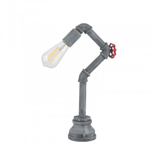 [Lichidare stoc]Lampa de birou Bayuda 43001T, cu intrerupator, 1xE27, gri, IP20, Globo [3]- savelectro.ro