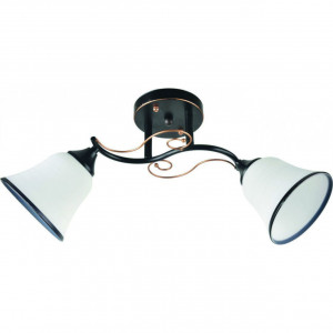 Lustre, Lustra Kami LY-3354, 2xE27, neagra+aurie, IP20, Klausen - savelectro.ro