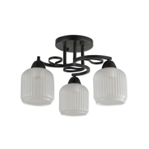 Lustre, Lustra Keo, 3xE27, IP20, neagra, Klausen - savelectro.ro