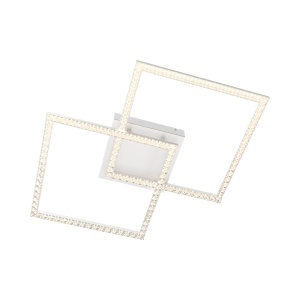 Lustra LED Crystal BR-BH17-04890, 55W, 6050lm, lumina calda, neutra, rece, IP20, alba, Braytron [3]- savelectro.ro