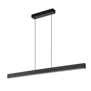 Lustre LED, Lustra LED Fayro, 19W, 1200 lm, lumina neutra (4000 K), IP20, neagra mat, Rabalux - savelectro.ro