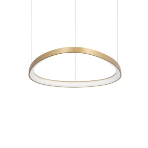 Lustra LED Gemini 47W, lumina neutra (4000 K), 3470lm, IP20, aurie, Ideal Lux