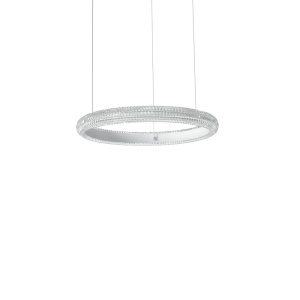 Corpuri de iluminat, Lustra LED Miracle D40, 25W, 3300lm, lumina calda (3000 K), IP20, alba, Ideal Lux - savelectro.ro