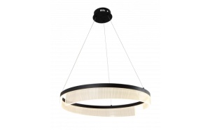 Lustra LED Optonica, 23W, 1840lm, Lumina Calda (3000K), Negru Nisipos [1]- savelectro.ro