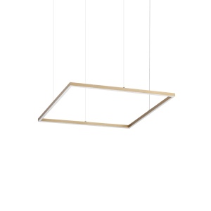 Lustre LED, Lustra LED Oracle Slim patrata D070, 44W, 2180lm, lumina calda (3000 K), IP20, alama, Ideal Lux - savelectro.ro