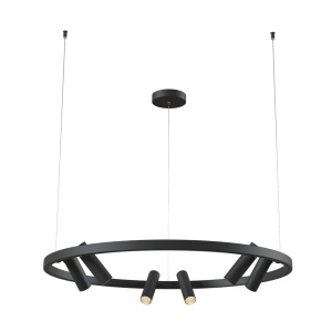 Lustra LED Satellite MOD102PL-L42B, 42W, 3800lm, lumina calda, IP20, neagra, Maytoni [2]- savelectro.ro