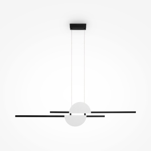 Lustra LED Skyline MOD179PL-L26W4K, 26W, 900lm, lumina neutra, IP20, neagra+alba, Maytoni [1]- savelectro.ro