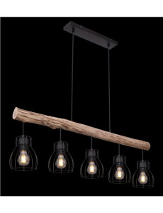 Lustra Mina 15326-5N, 5xE27, neagra, IP20, Globo [2]- savelectro.ro