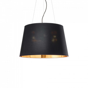 Corpuri de iluminat, Lustra Nordik 161662, 6xE27, neagra, IP20, Ideal Lux - savelectro.ro