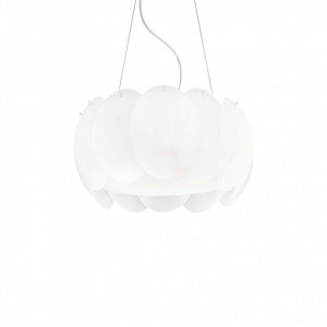 Lustra Ovalino 074139, 5xE27, alba, IP20, Ideal Lux [1]- savelectro.ro