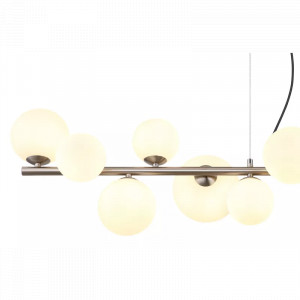 Lustra Riha 56140-13H, 13xG9, crom+alba, IP20, Globo Lighting [4]- savelectro.ro