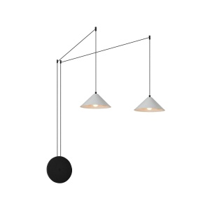Corpuri de iluminat, Lustra Spread 2W, 2xE27, alba, Klausen - savelectro.ro