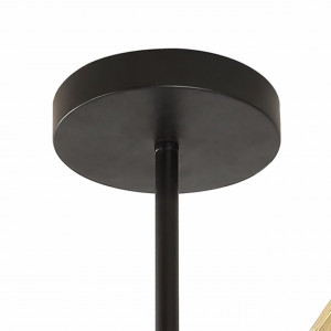 Lustra Straight KL103006, 3xE27, neagra+cupru, IP20, Klausen [4]- savelectro.ro