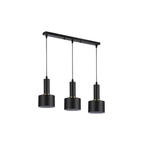 Lustre, Lustra Tema, 3xE27, negru+cupru, IP20, Masterled - savelectro.ro