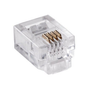 Cablu internet, telefon si accesorii - Cabluri UTP si FTP, Mufa telefon 6P4C - savelectro.ro