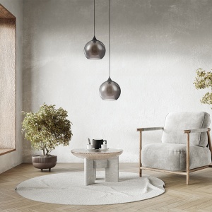 Pendul Bergen T314-11-B, 1xE27, negru+fumuriu, IP20, Maytoni [2]- savelectro.ro