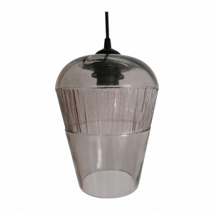 Corpuri de iluminat, Pendul Coralit KL111095, 1xE27, gri, IP20, Klausen - savelectro.ro