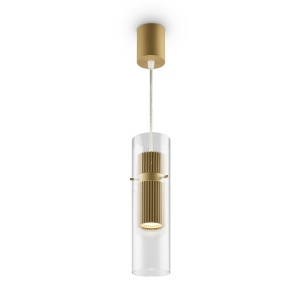 Pendule, Pendul Dynamics MOD326PL-01MG, 1xGU10, auriu+transparent, IP20, Maytoni - savelectro.ro