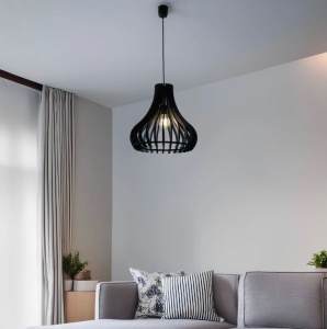 Pendul Ecolux, E27, IP20, Negru [4]- savelectro.ro