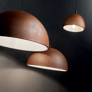 Pendul Folk 174228, 1xE27, cupru, IP20, Ideal Lux [2]- savelectro.ro
