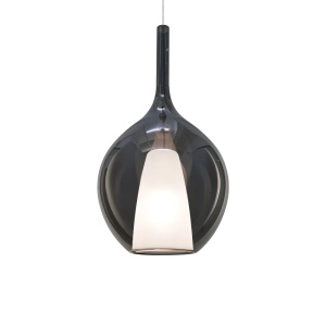 Pendule, Pendul Kalique-2 1xE27, Ø280mm, IP20, fumuriu, Ideal Lux - savelectro.ro