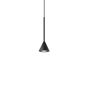 Pendul LED Archimede con 4W, 210lm, lumina calda (3000 K), IP20, negru, Ideal Lux