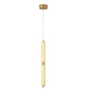 Pendule, Pendul LED Astro, 14W, 1075 lm, lumina calda (3000 K), IP20, ambra+auriu, Klausen - savelectro.ro