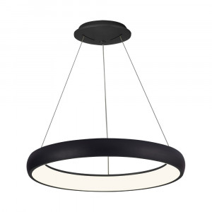 Pendul LED Bella rotund, 46W, 5200 lm, temperatura de culoare ajustabila(3000-6500K), negru, Braytron [1]- savelectro.ro