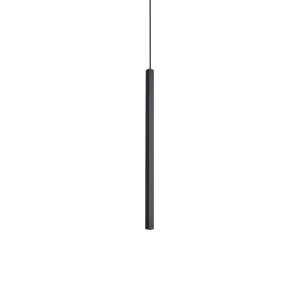 Pendule, Pendul LED Look patrat D15 H400, 3.5W, 180lm, lumina calda (3000 K), IP20, negru, Ideal Lux - savelectro.ro