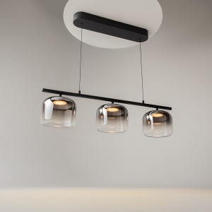 Pendul LED Spirito 14W, lumina calda (3000 K), dimabil, negru, Maytoni [2]- savelectro.ro