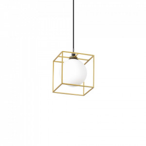 Pendul Lingotto 251103, 1xG9, negru+auriu, IP20, Ideal Lux