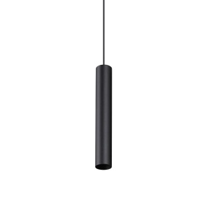 Pendule, Pendul Look rotund D40 H250, 1xGU10, IP20, negru, Ideal Lux - savelectro.ro