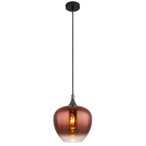 Pendule, Pendul Maxy, 1xE27, IP20, negru mat/cupru, Globo Lighting - savelectro.ro