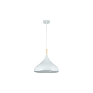 Pendule, Pendul Miko, 1xE27, alb+lemn, IP20, Masterled - savelectro.ro