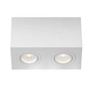 Plafoniera Atom C017CL-02W, 2xGU10, alba, IP20, Maytoni [1]- savelectro.ro