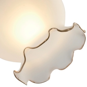 Plafoniera Columbine KL103010, 3xE27, bronz+alba, IP20, Klausen [2]- savelectro.ro