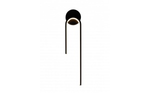 Plafoniera LED 10W, Optonica, 800lm, Lumina Calda (3000K), Negru Nisipos [1]- savelectro.ro