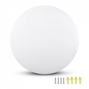 Plafoniera LED 217607-VT, 24W, 2600lm, lumina calda+neutra+rece, IP20, alba, V-TAC [8]- savelectro.ro