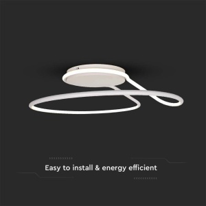 Plafoniera LED 6997, 24W, 2560lm, lumina neutra, IP20, alba, V-TAC [5]- savelectro.ro
